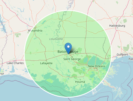 Lousiana Map